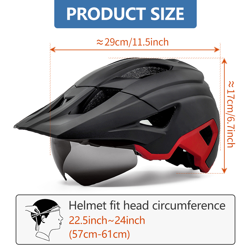 Cycling Gear Pas - Eastinear-lekki kask rowerowy dla mężczyzn i