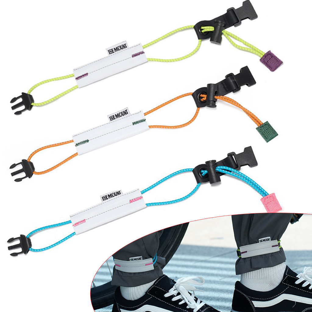 Cycling Gear Usa - Odblaskowe spodnie rowerowe z regulowanymi paskami,