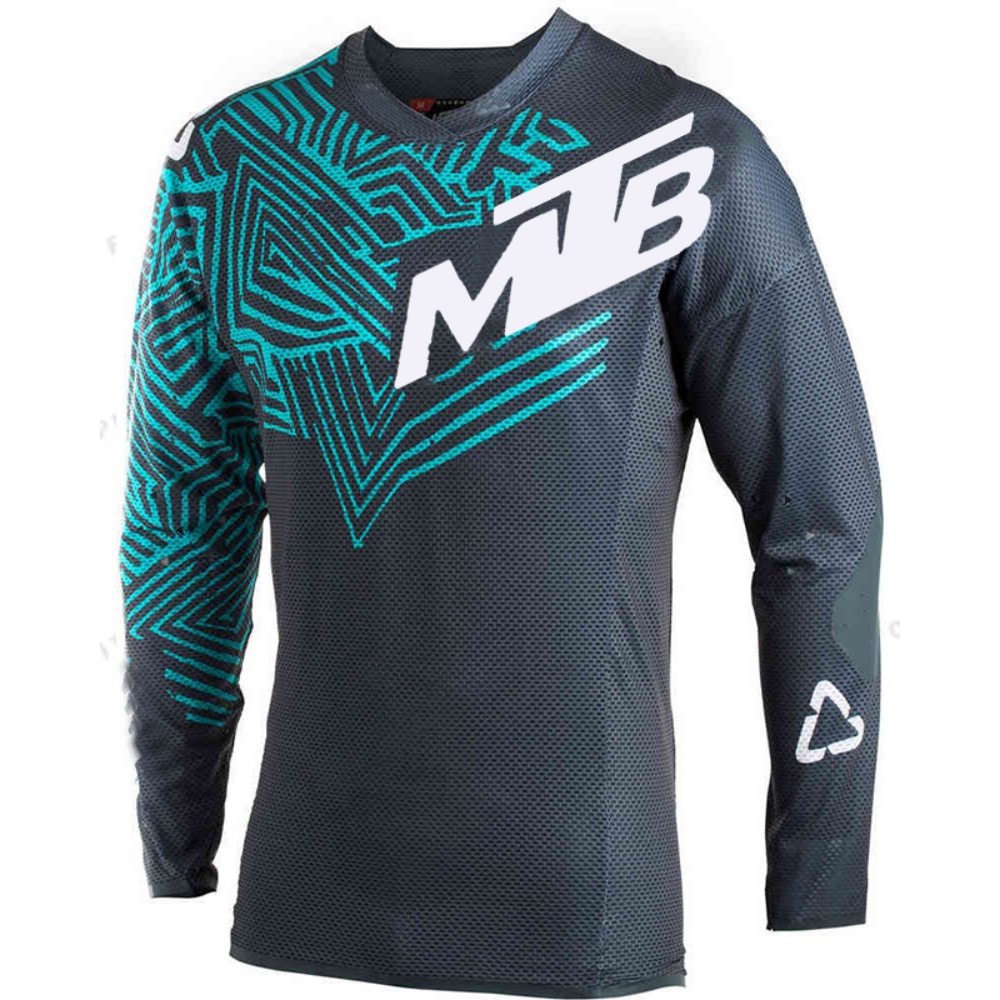 Cycling Gear Usa - Koszulka rowerowa z długim rękawem, oddychająca,