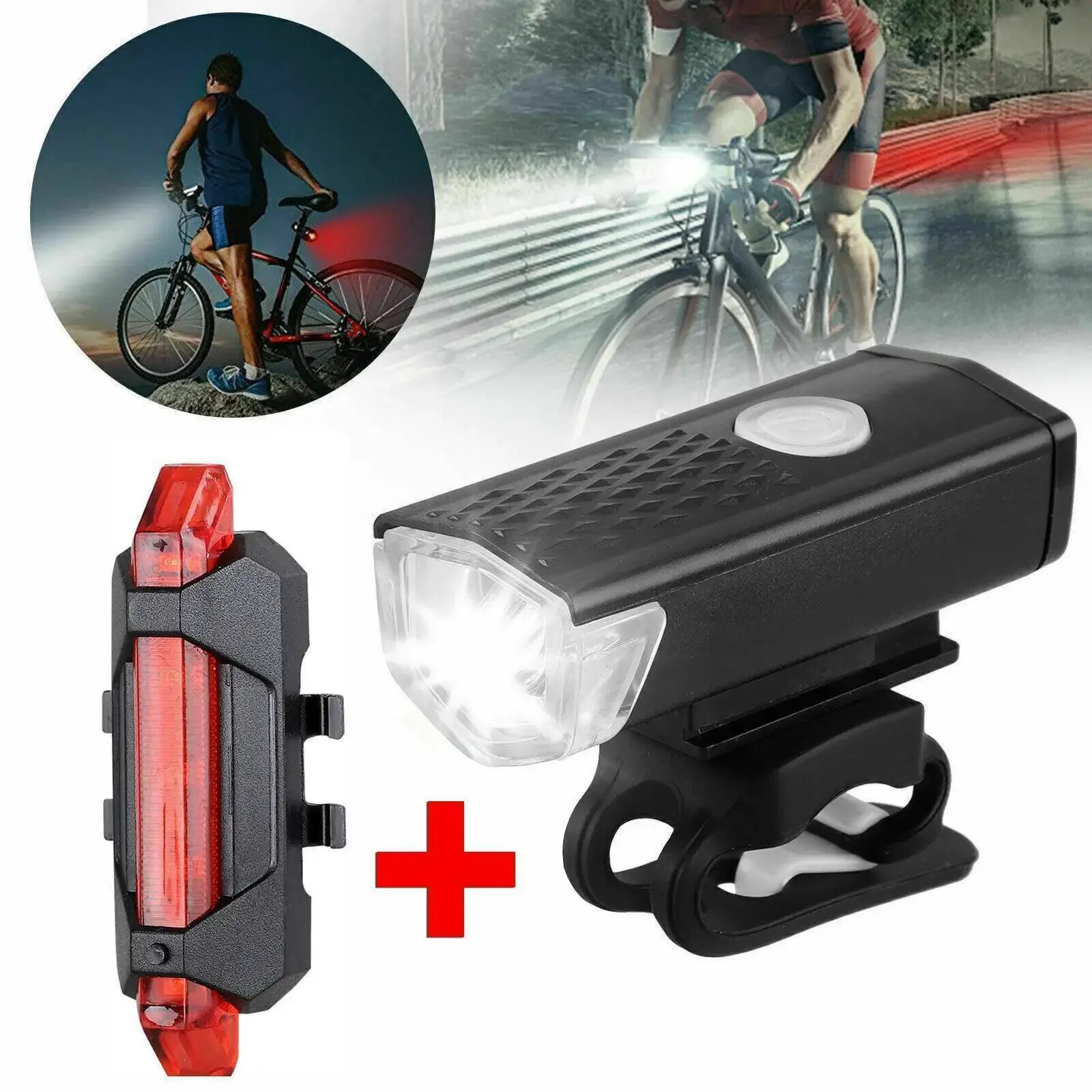 Cycling Gear Charging Station - Przednie światła roweru MTB USB LED