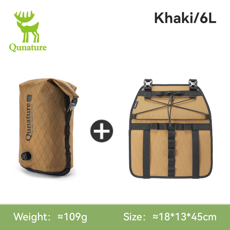 Cycling Gear Bag - Qunature 6/12L Bikepacking: Lekki podwieszany worek