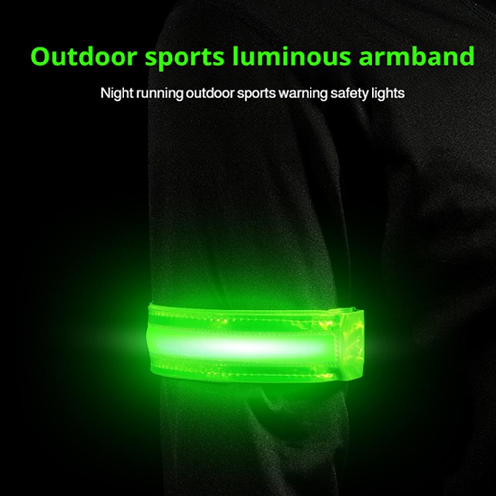 Cycling Visibility Gear - Opaska odblaskowa LED, pas bezpieczeństwa, wysoka