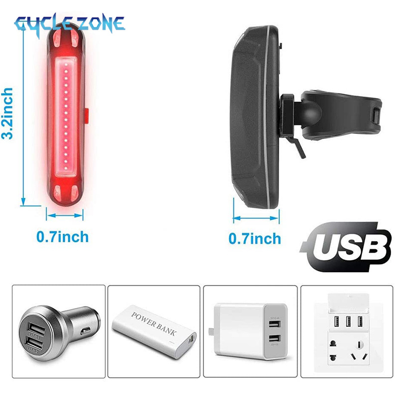 Tylna lampka rowerowa ostrzega – Cycling Gear Charging Station recenzja i cena