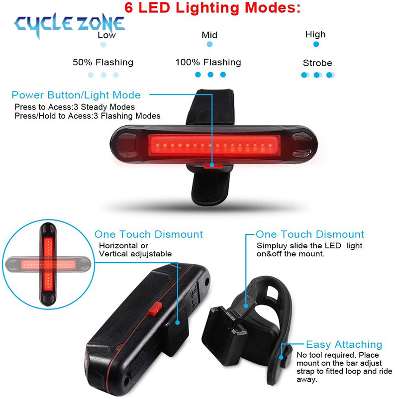 Tylna lampka rowerowa ostrzega – Cycling Gear Charging Station recenzja i cena