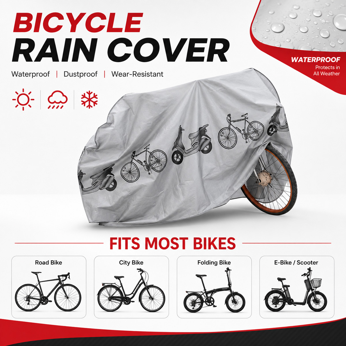 Uniwersalny pokrowiec na rower – Cycling Gear Bag recenzja i cena