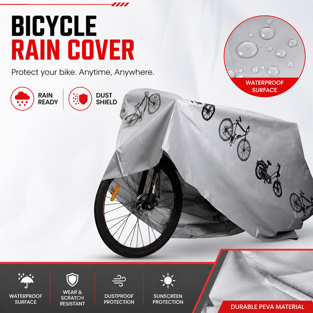 Uniwersalny pokrowiec na rower – Cycling Gear Bag recenzja i cena