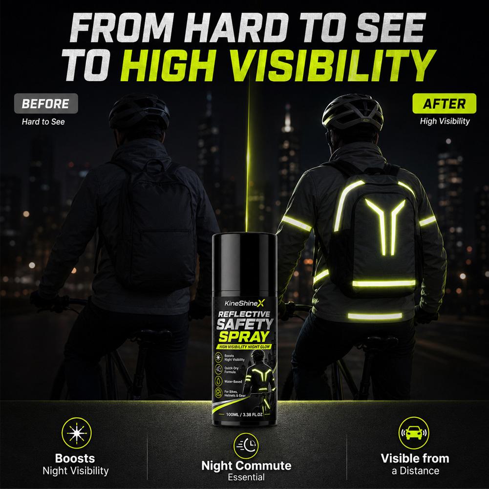 Odblaskowy spray bezpieczeństw – Cycling Visibility Gear recenzja i cena
