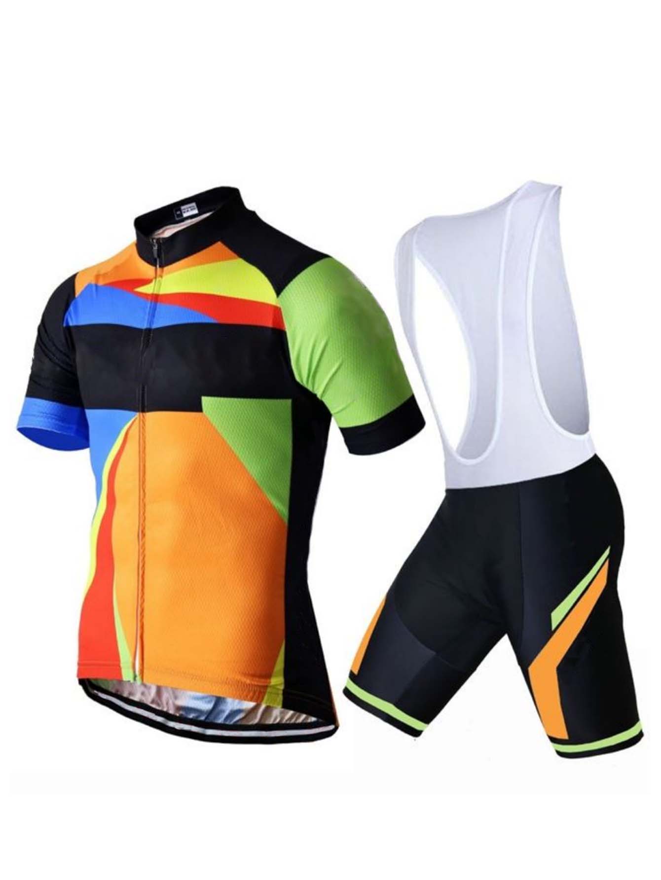 Męski zestaw kolarski: koszulk – Cycling Gear For Sale recenzja i cena