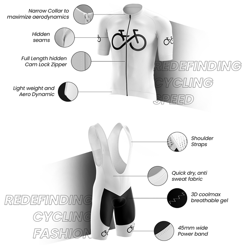 Męski zestaw kolarski: krótkie – Cycling Gear For Sale recenzja i cena